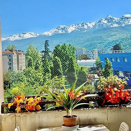 Apartment Vue Imprenable - Calme & Equipe Avec Parking Prive Grenoble